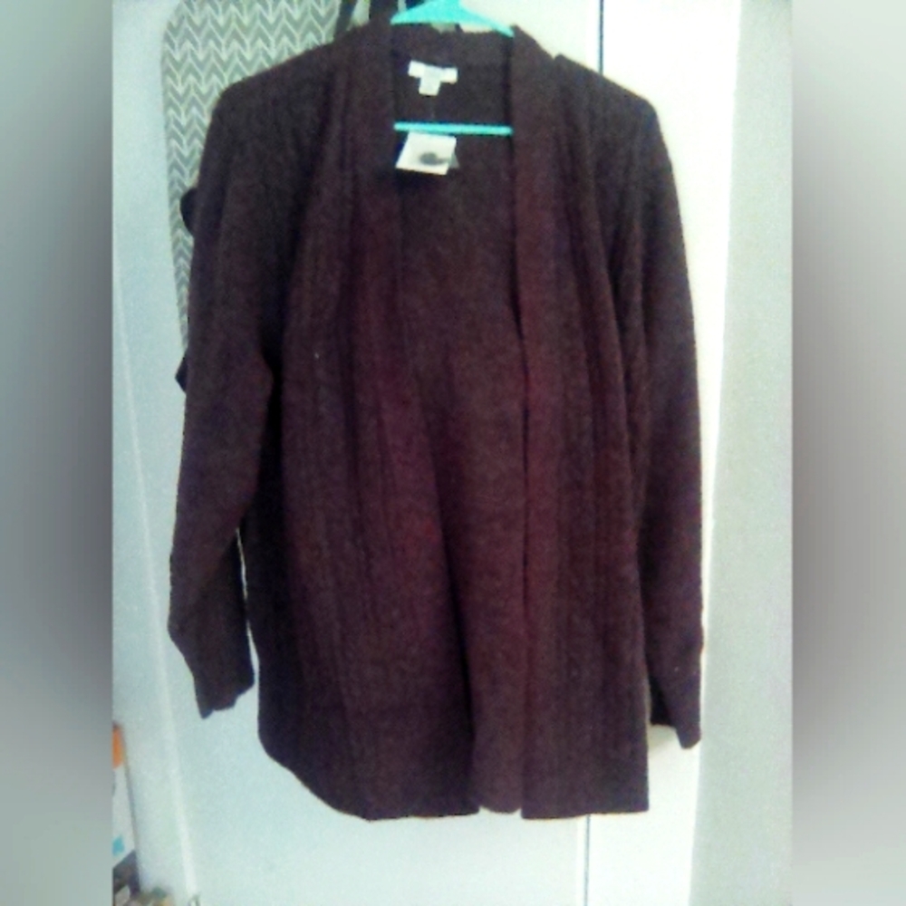 Dark purple cardigan